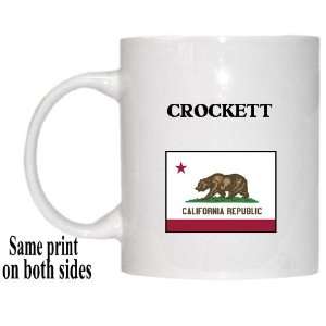    US State Flag   CROCKETT, California (CA) Mug 