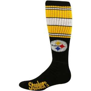  NFL Pittsburgh Steelers Black Super Tube Socks