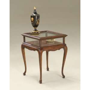 Butler Accent Curio Table   Plantation Cherry Finish