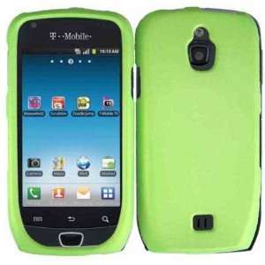  Neon Green Protector Hard Case for Samsung Exhibit 4G T759 