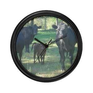 black angus Pets Wall Clock by 