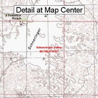  USGS Topographic Quadrangle Map   Schneringer Valley 