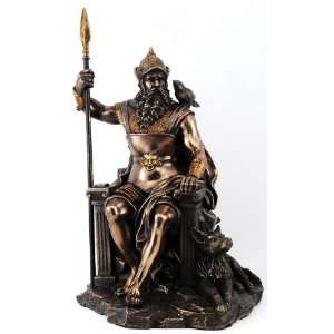  Throned Odin Statue