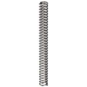 Music Wire Compression Spring, Steel, Inch, 0.30 OD, 0.049 Wire Size 