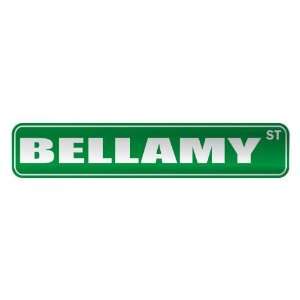   BELLAMY ST  STREET SIGN