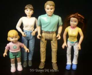   Price Dollhouse People Loving Family Dream House Figures Mom Dad Child
