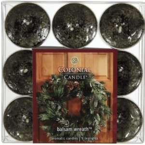  Club Pack of 54 Tea Light Balsam Wreath Aromatic Candles 