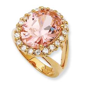 Jacqueline Kennedy Collection Simulated Kunzite Ring  