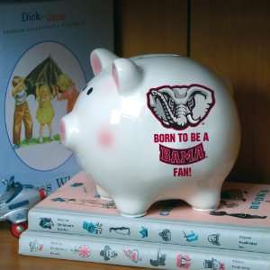    Pack of 3 NCAA Born To Be A Bama Fan Piggy Banks