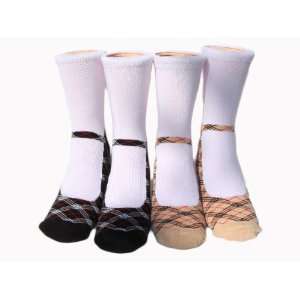  Poppy Plaid Mary Janes, Womens Shoe Socks By MumMe 