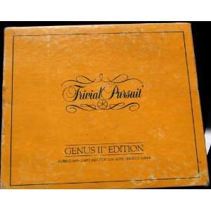  Trivial Pursuit Genius Edition II Subsidiary Card Set 