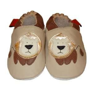  Soft Leather Baby Shoes White Lion 0 6 months Baby