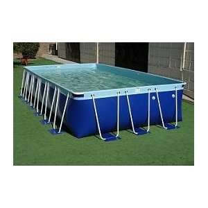  Splash A Round Pools, Rectangle Aqua Blue Patio, Lawn 