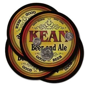  Kean Beer and Ale Coaster Set