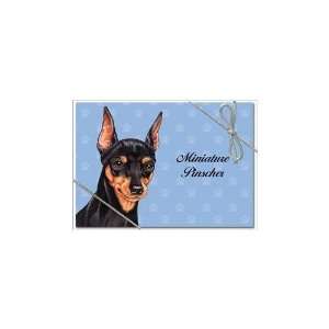 Miniature Pinscher Boxed 8 Notecards with Envelopes 3.5x5