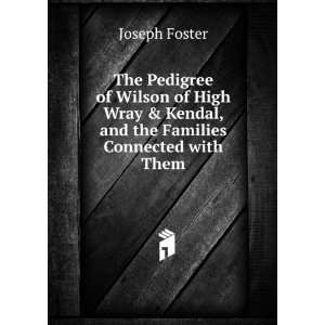   & Kendal, and the Families Connected with Them Joseph Foster Books
