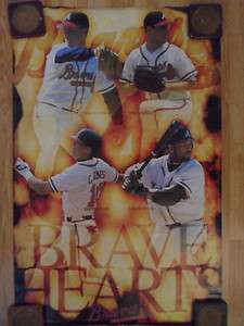 MLB Baseball Poster Tom Glavine++ Atlanta Braves  