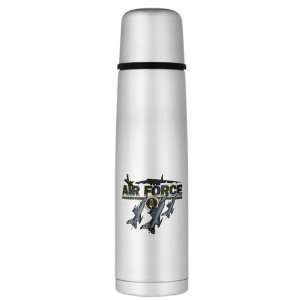  Large Thermos Bottle US Air Force with Planes and Fighter 
