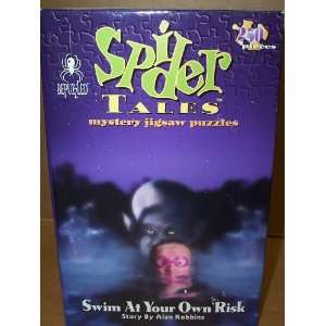  Spider Tales Mystery Jigsaw Puzzle Swim At Your Own Risk 
