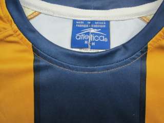   jersey has an embroidered team crest and Atletica brand logo