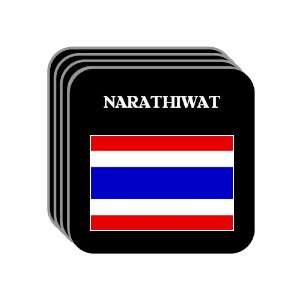  Thailand   NARATHIWAT Set of 4 Mini Mousepad Coasters 