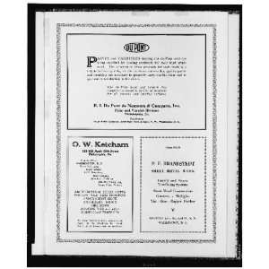  Ads,Du Pont paints,OW Ketcham,terra cotta & Brick,1923 