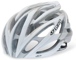 Giro Cycling Helmet Atmos White Silver Road Tri TT  