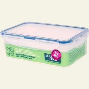    Lock Rectangle with / Trays 4.2Cup   1 Pack