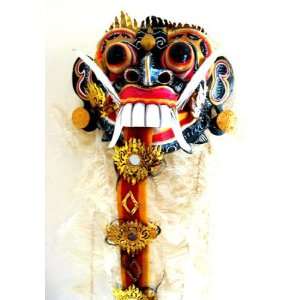  Barong Dance Mask Rangda Witch Theater Mask  Balinese Art 