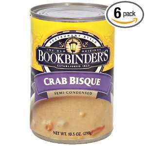 Bookbinders (Old Original) Crab Bisque, 10.5 Ounce (Pack of 6)  