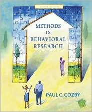   PowerWeb), (0072942754), Paul C. Cozby, Textbooks   