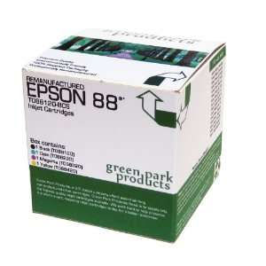  Epson 88 Premium Remanufactured Ink Cartridges by Green Park 