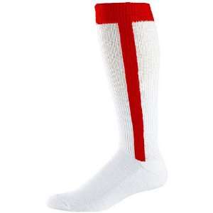 Augusta Intermediate Baseball Stirrup Socks RED INTERMEDIATE (TUBE 