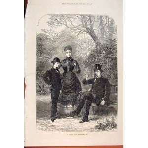  Camden Place Chiselhurst London Park Old Print 1871