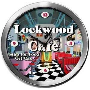  LOCKWOOD 14 Inch Cafe Metal Clock Quartz Movement Kitchen 