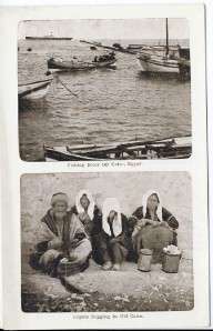 FISHING BOATS, LEPERS, SHIP   CAIRO EGYPT VINTAGE Postcard  