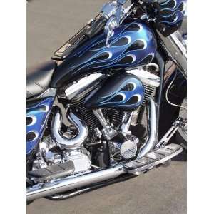 Power Curve True Dual Crossover Header Pipes for 85 06 Harley Touring 