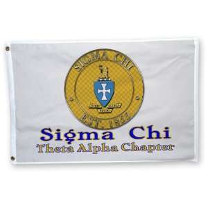  3 x 5 Sigma Chi Flag Patio, Lawn & Garden