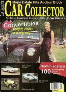 CAR COLLECTOR & CAR CLASSICS 1997 JAN    