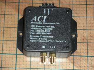 ACI Low Differential Pressure Transmitters LP Series  