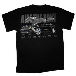 Ford Mustang Ride The Pony Automobile Car T Shirt Officially Licensed 