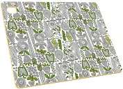 Product Image. Title Veggie Pattern 14 x 11 Cutting Board