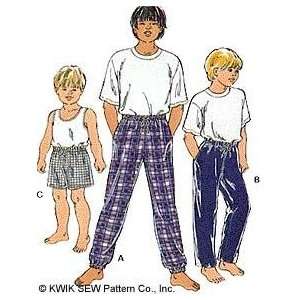  Kwik Sew Boys Sleep Pants & Shorts Pattern By The Each 