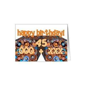  45 Years Old Greeting Card for Him Card Toys & Games