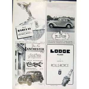  Standard 14 & Lanchester 1947 Country Life Motor Car Ad 