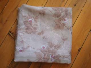   Trailing white and red flowers patterns on . Made from 100% polyester
