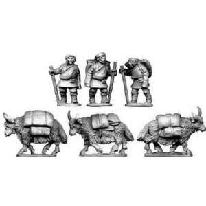  28mm Historical Tibetan Yak Train Toys & Games