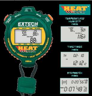 Heat Index Stop Watch w/ Humidity & Temp. HW30 / SW30HI  