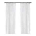 Ikea NINNI TRÅD Pair of curtains, white, New  