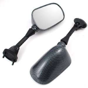 High Quality Carbon Look Racing Sporty Rear View Side Mirrors For 2004 